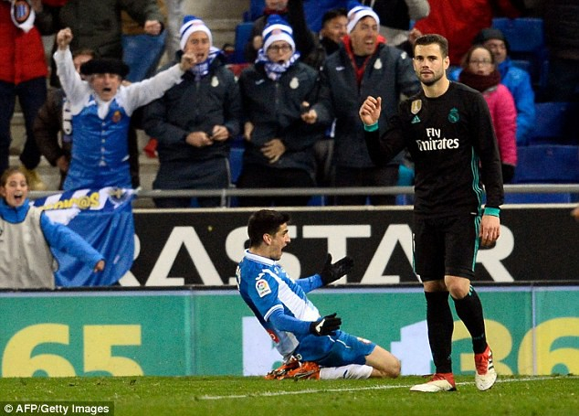 Gerard Moreno ghi b&agrave;n thắng duy nhất của trận đấu cho Espanyol.
