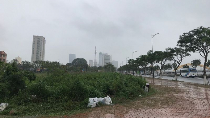 Khu đất cạnh c&ocirc;ng vi&ecirc;n APEC thu hồi để mở rộng c&ocirc;ng vi&ecirc;n.&nbsp;