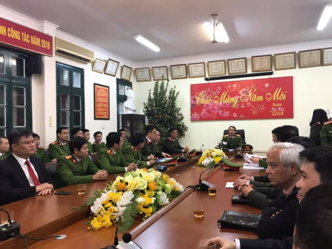 C&ocirc;ng an H&agrave; Nội th&ocirc;ng tin về vụ nghi phạm s&aacute;t hại t&agrave;i xế taxi.