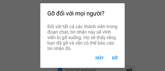 Facebook đ&atilde; cho ph&eacute;p người d&ugrave;ng thu hồi tin nhắn đ&atilde; gửi