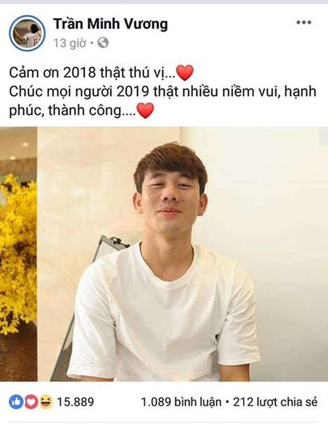 Tổng kết năm 2018 của Minh Vương l&agrave; th&uacute; vị, anh ch&uacute;c mọi người hạnh ph&uacute;c, th&agrave;nh c&ocirc;ng.&nbsp;