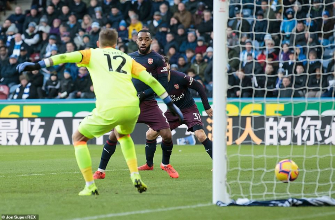 Huddersfield 1-2 Arsenal: Chiến thắng nhọc nhằn của