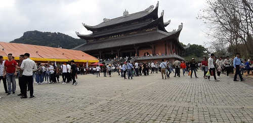 Khai Hội ch&ugrave;a B&aacute;i Đ&iacute;nh 2019: Cầu Quốc Th&aacute;i D&acirc;n an, Mưa thuận gi&oacute; h&ograve;a