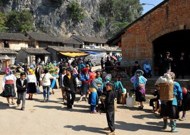 Cao nguy&ecirc;n đ&aacute; Đồng Văn. Ảnh: TTXVN