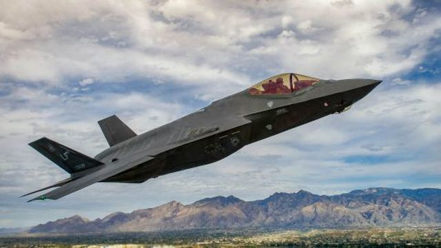 M&aacute;y bay chiến đấu F-35 (Ảnh minh họa: Qu&acirc;n đội Mỹ)