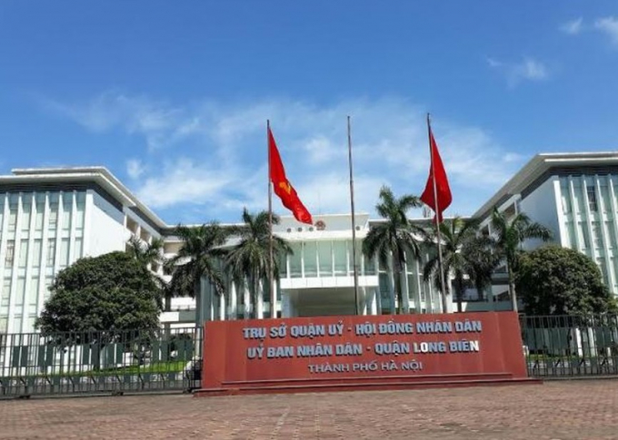 Trụ sở UBND Quận Long Bi&ecirc;n, H&agrave; Nội.