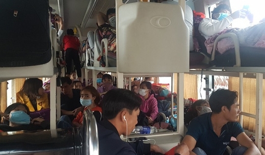 Thanh Hóa xử phạt 85 xe khách chở quá tải