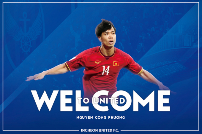 C&ocirc;ng Phượng đến Incheon United với t&acirc;m thế kh&aacute;c.