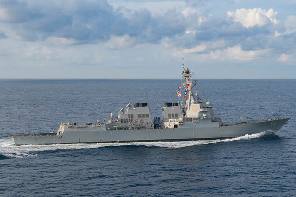T&agrave;u USS Preble. Ảnh: US Navy.