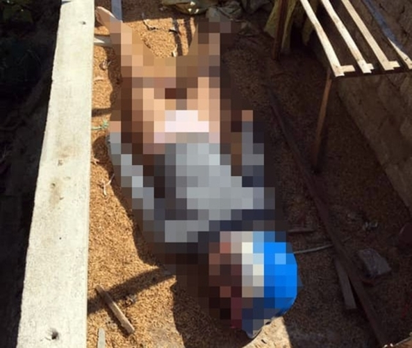 Thi thể nữ sinh được t&igrave;m thấy tại&nbsp;nơi chăn nu&ocirc;i bỏ hoang ở x&atilde; Thanh Nưa.