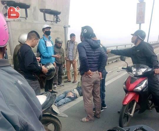 Hiện trường vụ tai nạn.