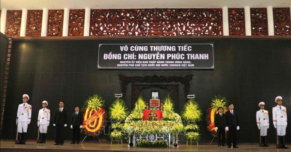 Lễ tang cấp Nhà nước nguyên Phó Chủ tịch Quốc hội Nguyễn Phúc Thanh