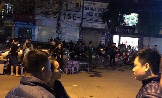 Hiện trường nơi xảy ra sự việc.