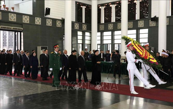 Lễ tang cấp Nh&agrave; nước nguy&ecirc;n Ph&oacute; Chủ tịch Quốc hội Nguyễn Ph&uacute;c Thanh