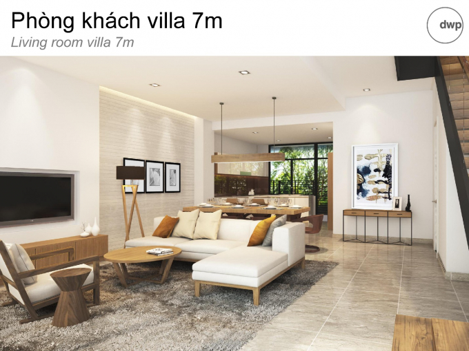 Phối cảnh ph&ograve;ng kh&aacute;c nh&agrave; mẫu block L &amp;amp;amp; M ph&acirc;n khu Center Park.