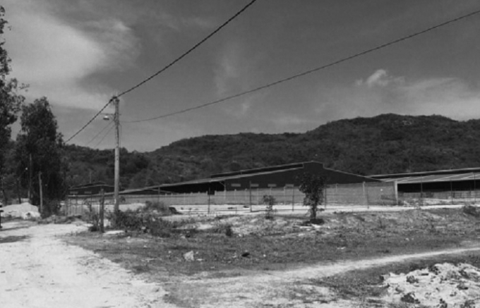 Khu đất của c&aacute;c hộ d&acirc;n bị cưỡng chế san lấp.