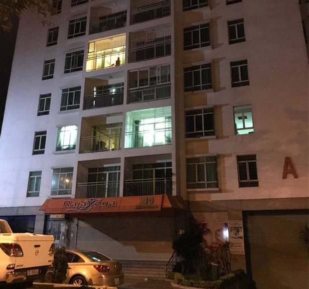 Chung cư- nơi xảy ra vụ &aacute;n mạng.