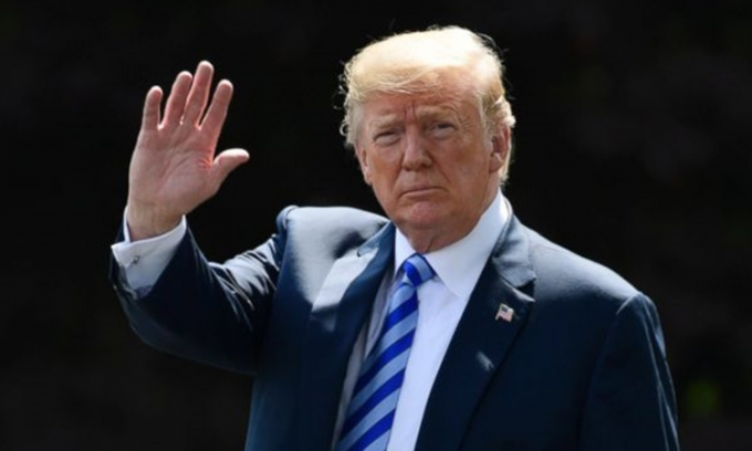 Tổng thống Mỹ Trump tại Washington th&aacute;ng 6/2018. Ảnh:&nbsp;AFP.