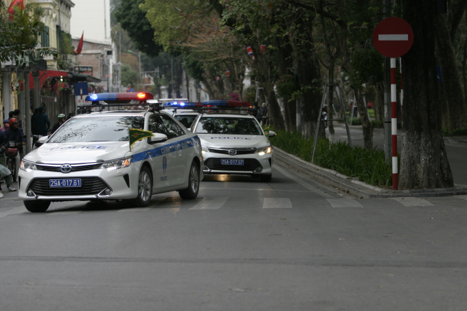 C&ocirc;ng an Th&agrave;nh phố H&agrave; Nội ra qu&acirc;n bảo vệ hội nghị Thượng đỉnh Mỹ - Triều