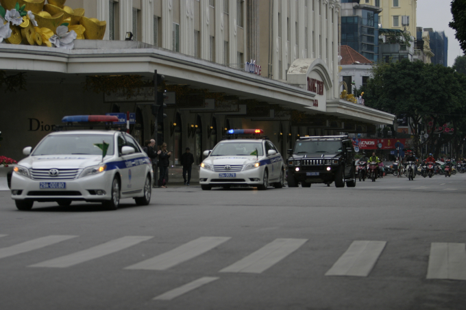 C&ocirc;ng an Th&agrave;nh phố H&agrave; Nội ra qu&acirc;n bảo vệ hội nghị Thượng đỉnh Mỹ - Triều