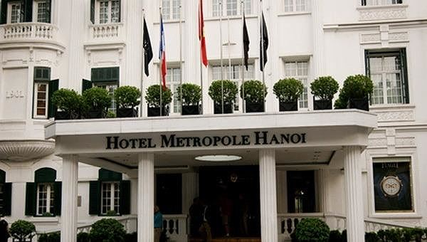 C&oacute; cả hầm tr&uacute; bom trong Kh&aacute;ch sạn Metropole, nơi chuẩn bị diễn ra Hội nghị thượng đỉnh Mỹ-Triều