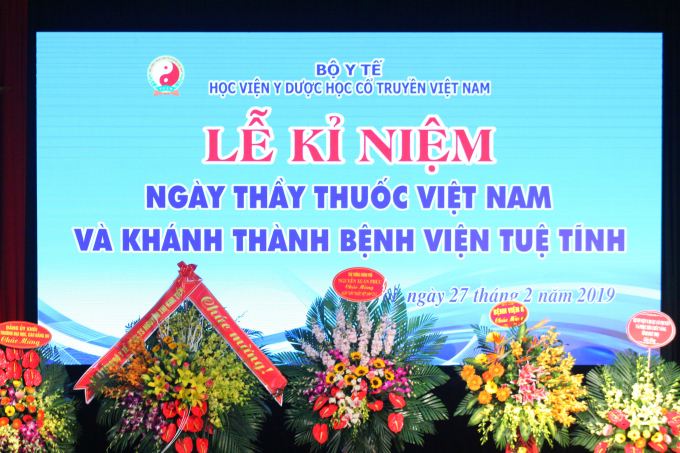 Học viện Y - Dược học Cổ truyền Việt Nam tổ chức Kỷ niệm 64 năm Ng&agrave;y Thầy thuốc Việt Nam v&agrave; kh&aacute;nh th&agrave;nh Bệnh viện Tuệ Tĩnh&nbsp;