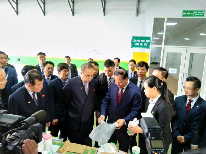 Ph&aacute;i đo&agrave;n Triều Ti&ecirc;n tại Tập đo&agrave;n An Ph&aacute;t.