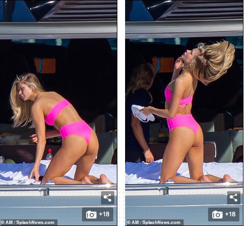 Chân dài gốc Cuba thả dáng 'bỏng mắt' với bikini trên du thuyền - ảnh 5