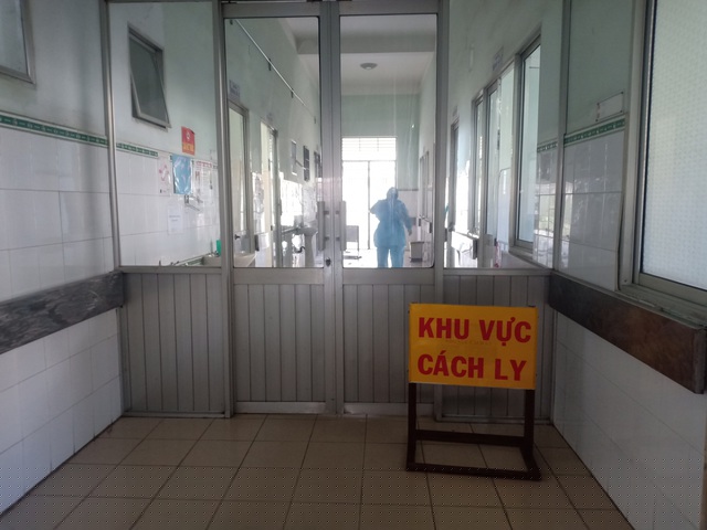 Khu vực cách ly tại bệnh viện Bình Thuận