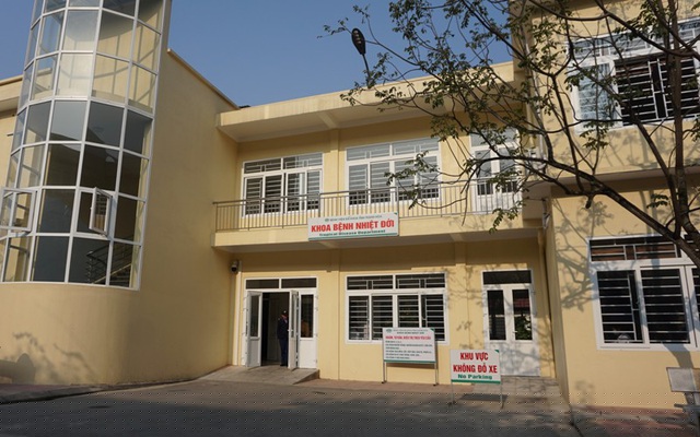 Bệnh nhân đang được cách ly theo dõi tại Khoa bệnh nhiệt đới, Bệnh viện đa khoa tỉnh Thanh Hóa.