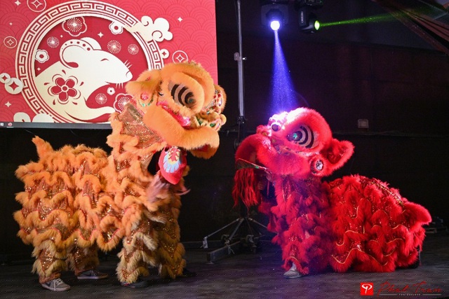 Tiết mục Múa Lân rộn ràng và đặc sắc