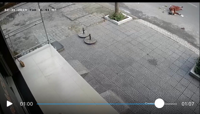 Hình ảnh trích xuất liên quan vụ tai nạn chết người trên đường Lê Tấn Trung.