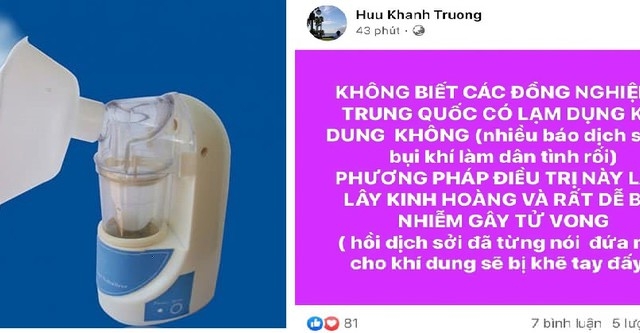 Virus Corona có lây qua đường bụi khí được không?