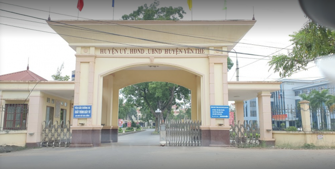 Trụ sở Huyện uỷ - HĐND - UBND huyện Yên Thế, Bắc Giang.