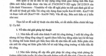 Bắc Kạn: Kiến nghị của liên danh Vinaconex – Vinadelta là thiếu cơ sở!