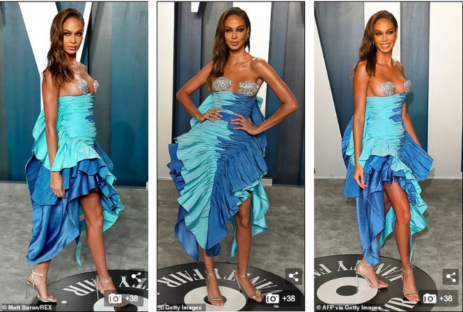 Siêu mẫu Joan Smalls mặc váy như bán nude, hở trọn bầu ngực gây ngỡ ngàng - ảnh 6