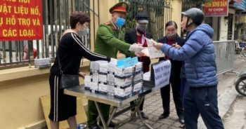 Đoàn thanh niên Công an phường Thanh Xuân Nam tích cực tham gia phòng chống dịch nCoV