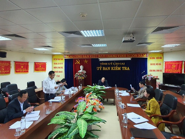 Xem xét thi hành kỷ luật Chánh Thanh tra thành phố Lào Cai hình ảnh 1 xem xet thi hanh ky luat chanh thanh tra thanh pho lao cai hinh anh 1