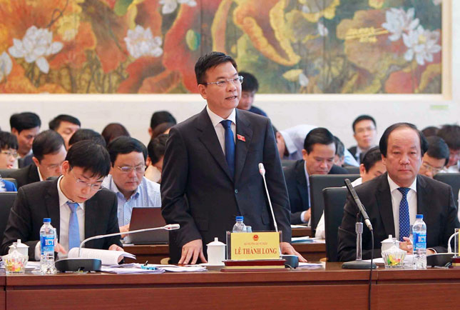 Bộ trưởng Bộ Tư pháp Lê Thành Long