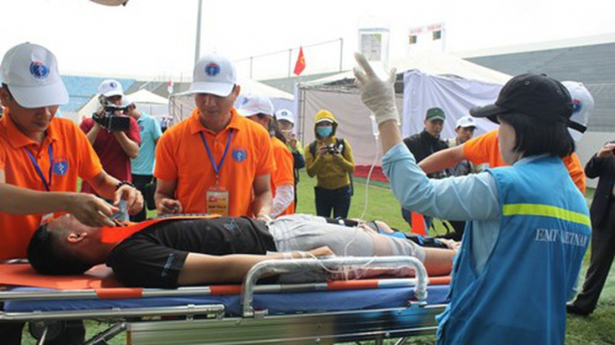 Diễn tập ứng phó với y tế thảm họa tại Đà Nẵng.