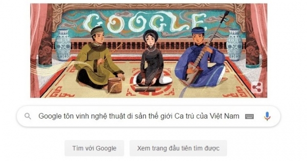 Google tôn vinh nghệ thuật di sản thế giới Ca trù của Việt Nam