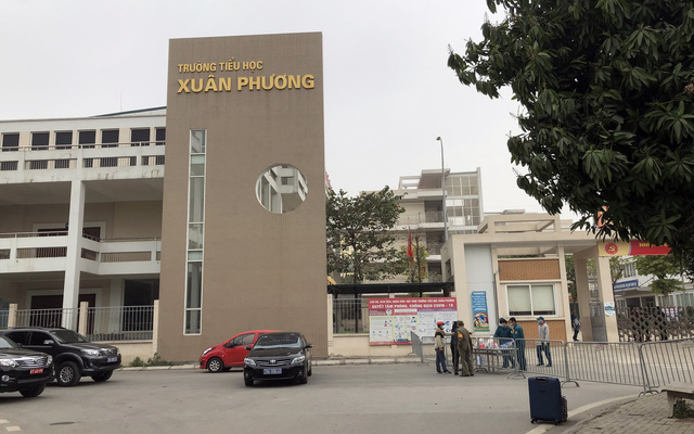 Tất cả học sinh lớp 3E trường Tiểu học Xuân Phương âm tính lần 1 với COVID-19