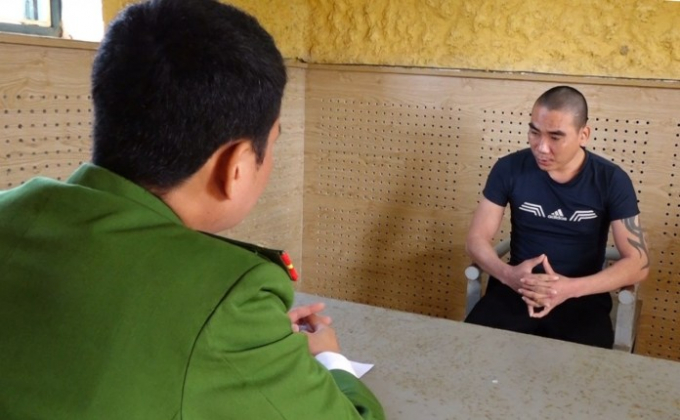 Đối tượng Nguyễn Duy Tuấn tại Cơ quan điều tra