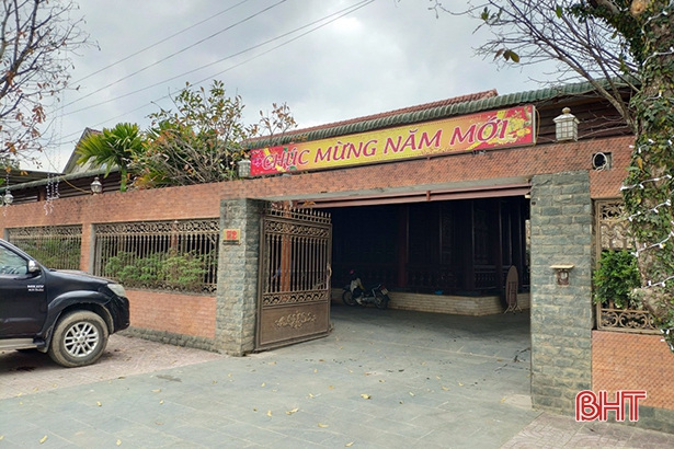 Hiện trường nơi xảy ra sự việc. Báo Hà Tĩnh