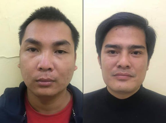 Chân dung 2 đối tượng Hiệp và Phương. Ảnh:CAHN