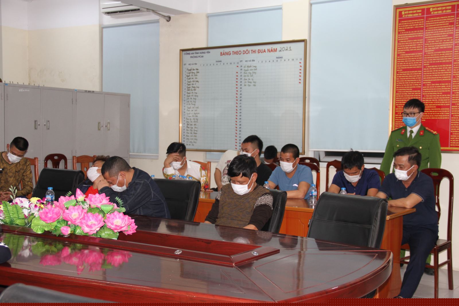 Các đối tượng tại Cơ quan Công an