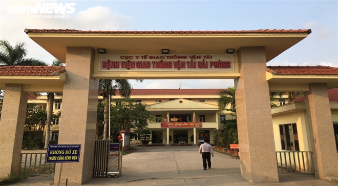 Bệnh viện GTVT Hải Phòng phong tỏa từ sớm 22/2.