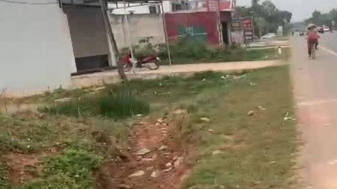 Hiện trường nơi xảy ra vụ việc. (Ảnh Tiền Phong)