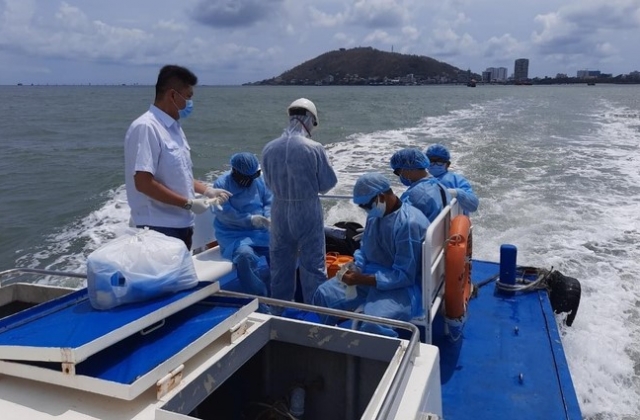 B&agrave; Rịa - Vũng T&agrave;u: 5 người tr&ecirc;n t&agrave;u Indonesia dương t&iacute;nh với COVID-19