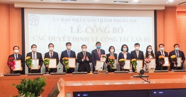 Hà Nội bổ nhiệm hàng loạt cán bộ giữ các vị trí tư lệnh ngành